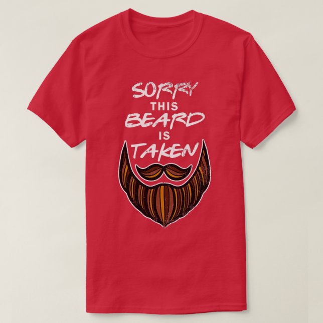 T-shirt Amusant Beard Partenaire Humour mari de jeu 1 (Design devant)