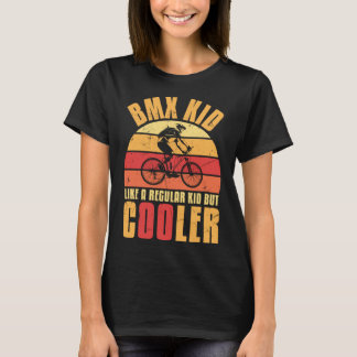 T-shirt Amusant BMX Kid Comme Régulier Mais Glacière Pilot