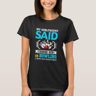 T-shirt Amusant Bowling Pour Bowling