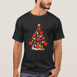 T-shirt Amusant bowling sapin lumières Noël Pyjamas M