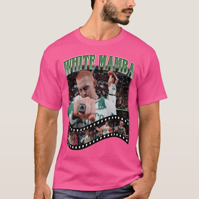 T-shirt Amusant Brian Scalabrine White Mamba (Devant)