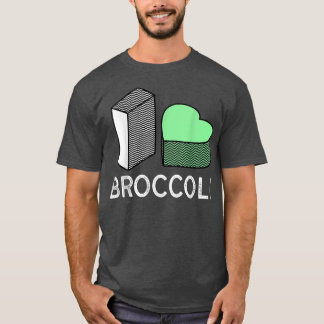 T-shirt Amusant Broccoli Lover I Love Broccoli végétarien