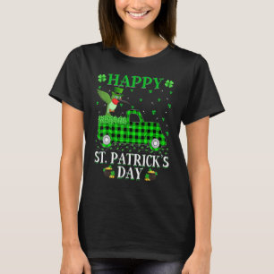 T-shirt Amusant Buffalo Plaid Camion vert Hummingbird St P