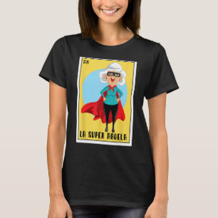 T-shirt Amusant Cadeaux de Bingo Espagnol-Mexicain Abuela 