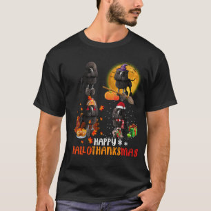 T-shirt Amusant caniche, joyeux cadeau de Noël HalloMerciM