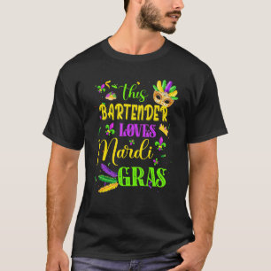 T-shirt Amusant Ce Barman Aime Mardi Gras Festival Car