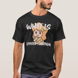 T-shirt Amusant Ce Qui Est Graisé Éclair 1