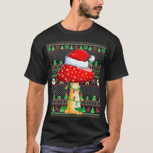 T-shirt Amusant Champagne Famille Correspondant Champignon