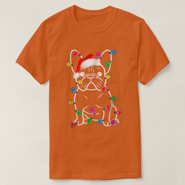 T-shirt Amusant Chien Chien à Chien à Chien Lumières de No (Design devant)