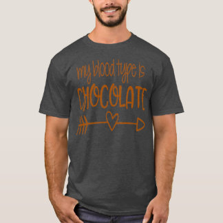 T-shirt Amusant Chocolat Chocolat Diet Chocoholic Cute Hot