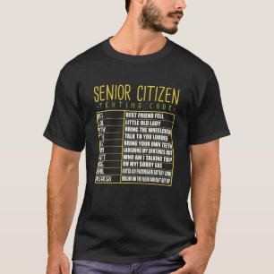 T-shirt Amusant citoyen âgé Code de Textes Cool Grandpa Gr
