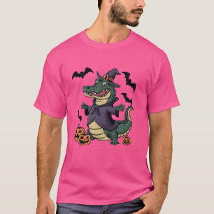 T-shirt Amusant Citrouille Chauve-chauve-souris costume Al