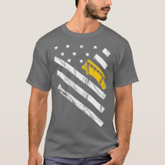 T-shirt Amusant Conception de chauffeur de bus scolaire