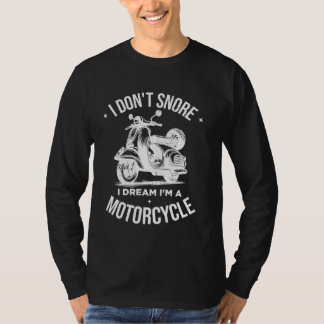 T-shirt Amusant Conception Moto Pour Homme Papa Biker Moto
