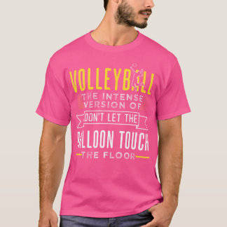 T-shirt Amusant Conception Volleyball Pour Joueur