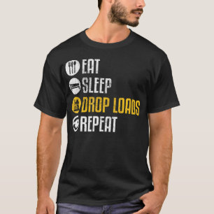 T-shirt Amusant Conducteur Camion Shirt Blague Dit Trucker