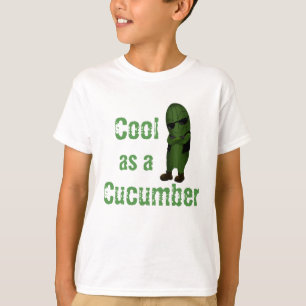 T-shirt Amusant Cool Comme Un Concombre