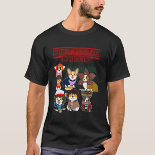 T-shirt Amusant Corgis étranger choses