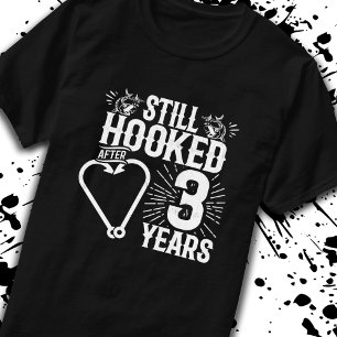 T-shirt Amusant Couples mariés pour le 3ème anniversaire 3