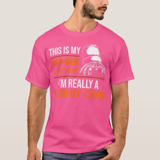 T-shirt Amusant Crabe Aquarist Voici Mon Hermite Crabe Hum