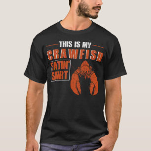 T-shirt Amusant Crawfish Saison Ébullition Crawfish Manger