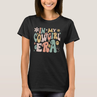 T-shirt Amusant Dans Mon Époque De Fille Super Retro Rodeo