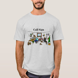 T-shirt amusant de l'opérateur radio de jambon hor