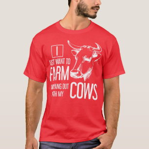 T-shirt Amusant de vache charmante vache d'élevage cadeau