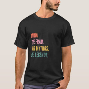 T-shirt Amusant design de prénom allemand - Mina