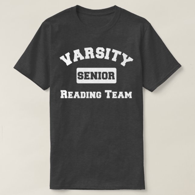 T-shirt Amusant du livre Design Varsity Reading Team (Design devant)