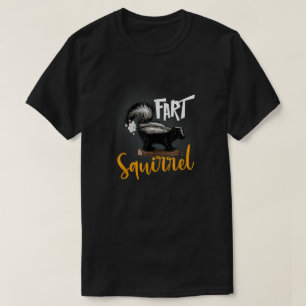 T-shirt Amusant Écureuil de paille Skunk Mauvais nom anima