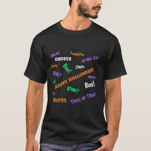 T-shirt Amusant, effrayant et personnalisable Joyeux Hallo