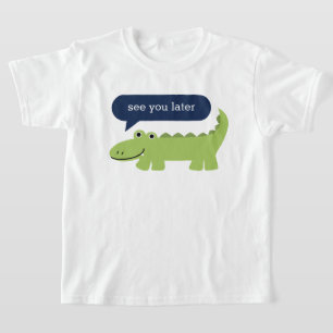 T-shirt Amusant enfant alligator