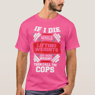 T-shirt Amusant Entraînement Gym Conception Si Je Mouds Po