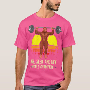 T-shirt Amusant Entraînement Poids Lifter Lifter Poids Big