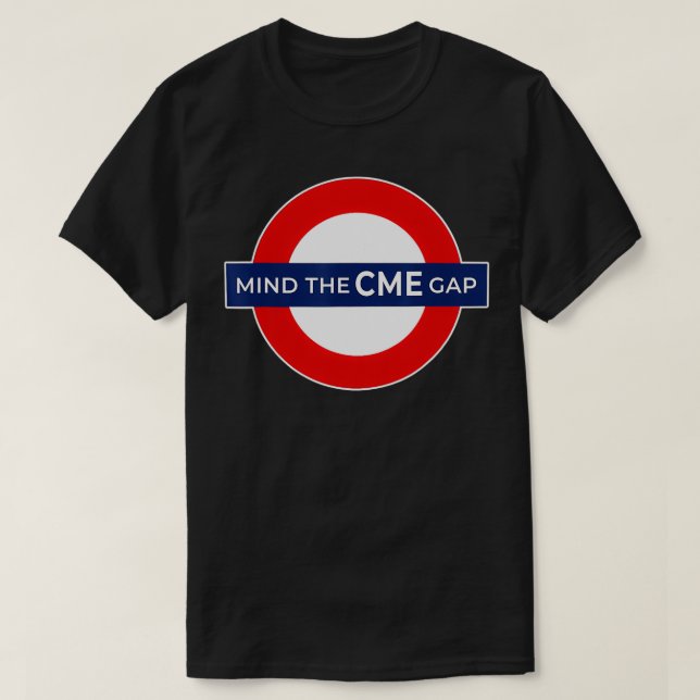 T-shirt Amusant esprit d'échange Le CME Gap Fore Futures m (Design devant)