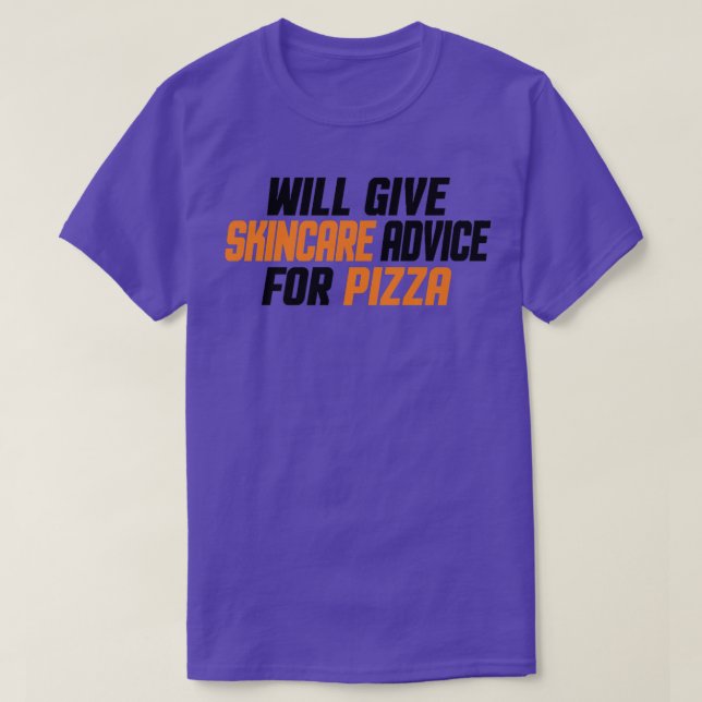 T-shirt Amusant, Esthétique, Donnera Des Conseils De Soins (Design devant)