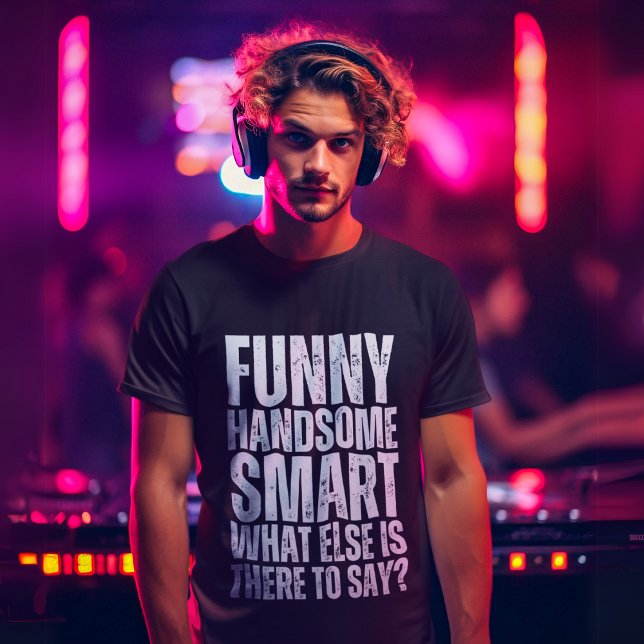 T-shirt Amusant et intelligent (Créateur téléchargé)