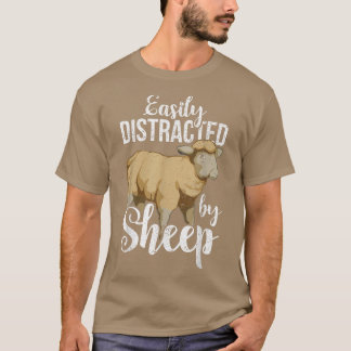 T-shirt Amusant Fermier Ferme Amoureux des animaux Agneau