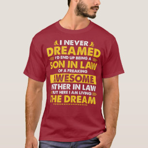 T-shirt Amusant Fils en droit Cadeau d'anniversaire de Awe