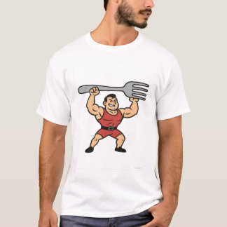 T-shirt Amusant Forklifter Strongman Design