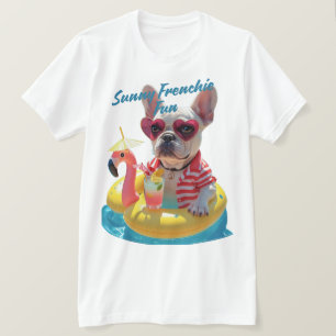 T-shirt Amusant Frenchie Ensoleillé