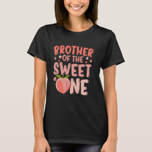T-shirt Amusant Frère De Doux Un Mignonne Peach First Bi