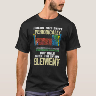 T-shirt Amusant Geek de chimie Étudiant d'Humour G