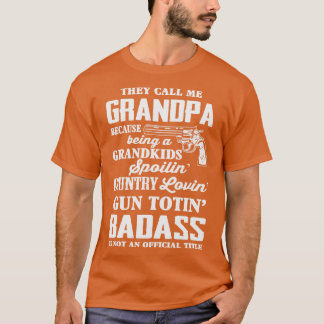 T-shirt Amusant grand-père Badass