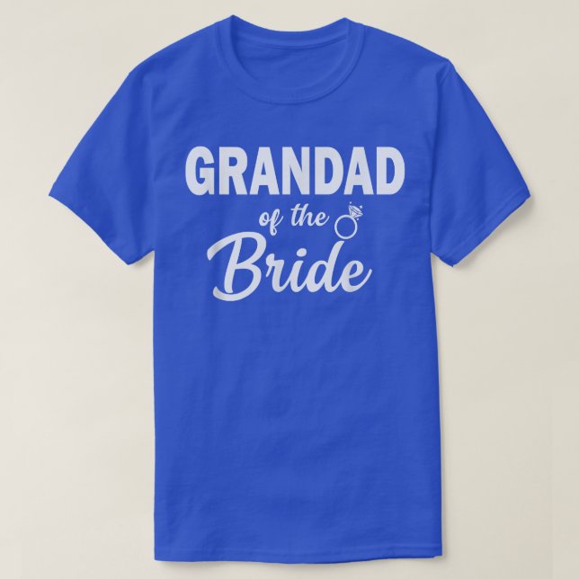 T-shirt Amusant grand-père de la mariée Mariage de coordin (Design devant)