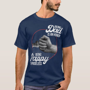 T-shirt Amusant Grand-Père Fête des pères, Être Pappy Est