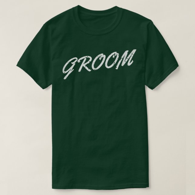 T-shirt Amusant Groom Bachelor Bachelorette Mariage Gr (Design devant)