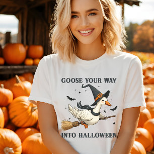 T-shirt Amusant Halloween Goose