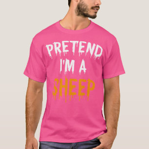 T-shirt Amusant Halloween Lazy Faire comme si je suis un m